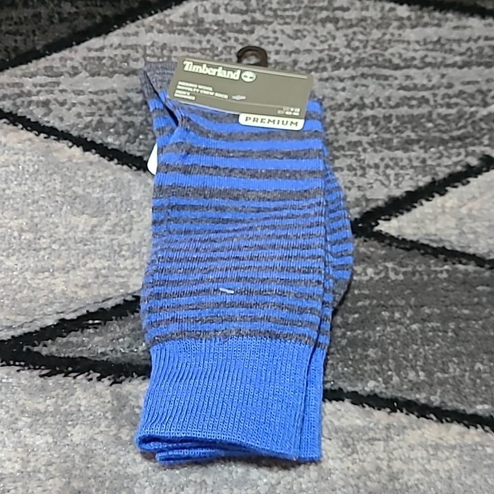 TIMBERLAND NOVELTY WOOL CREW SOCK